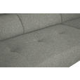 ECKSOFA in Struktur Hellgrau  280/205 cm  - Hellgrau/Schwarz, Design, Textil/Metall (280/205cm) - Xora