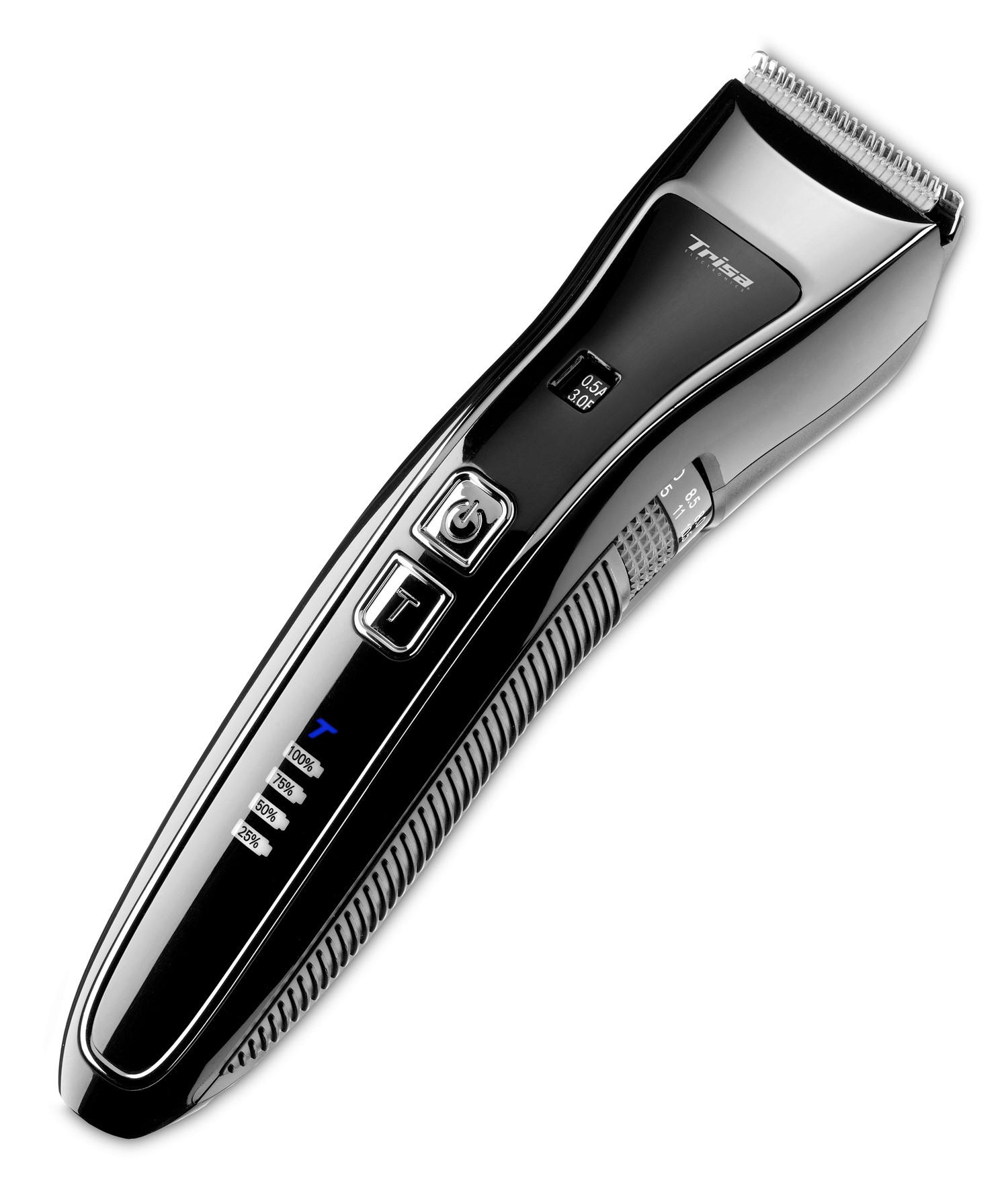 HAARSCHNEIDER  - Schwarz, Basics, Kunststoff (4,5/17/4cm) - Trisa Electronics