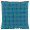 SITZKISSEN  38/38 cm   - Petrol, Basics, Textil (38/38cm) - Novel