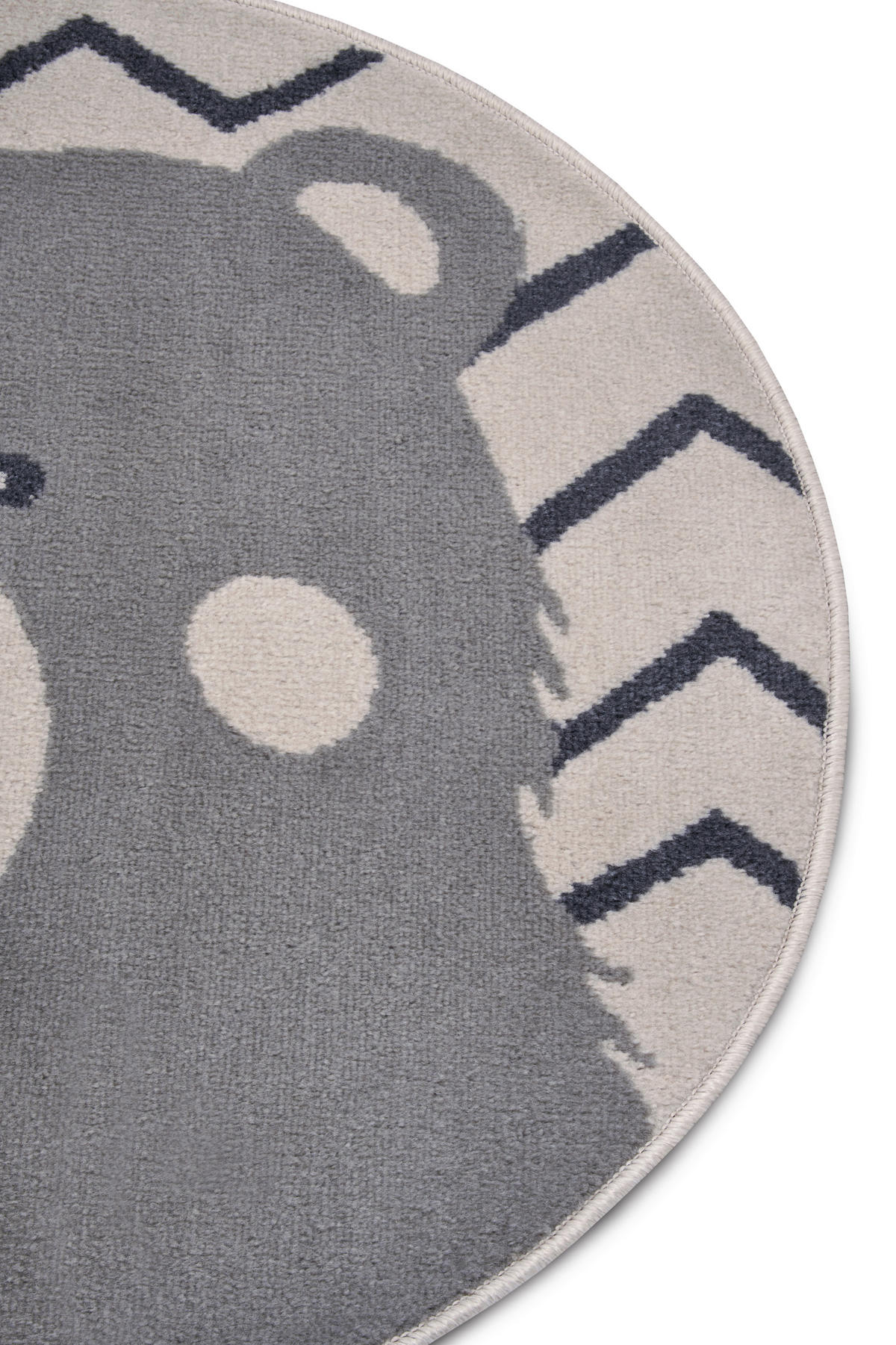 KINDERTEPPICH 100 cm Adventures  - Creme/Grau, Design, Kunststoff/Textil (100cm)