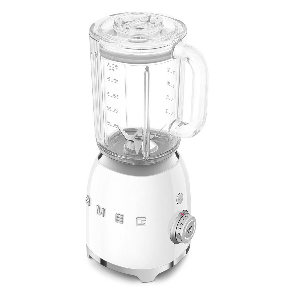 STANDMIXER  - Weiß Hochglanz, Design, Kunststoff/Metall (19,7/39,7/16,3cm) - SMEG