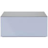COUCHTISCH in Glas, Holzwerkstoff 100/50/45 cm  - Grau, Design, Glas/Holzwerkstoff (100/50/45cm) - MID.YOU