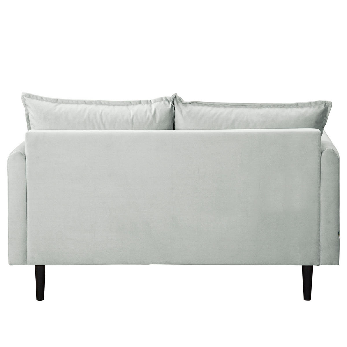 2-SITZER-SOFA JULI in Samt Dunkelblau  - Schwarz/Dunkelblau, Design, Holz/Textil (138/86/100cm) - P & B