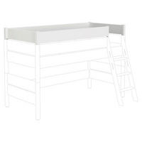 ABSTURZSICHERUNG KIRA  - Weiß, KONVENTIONELL, Holzwerkstoff (210,4/20/127,6cm) - Paidi