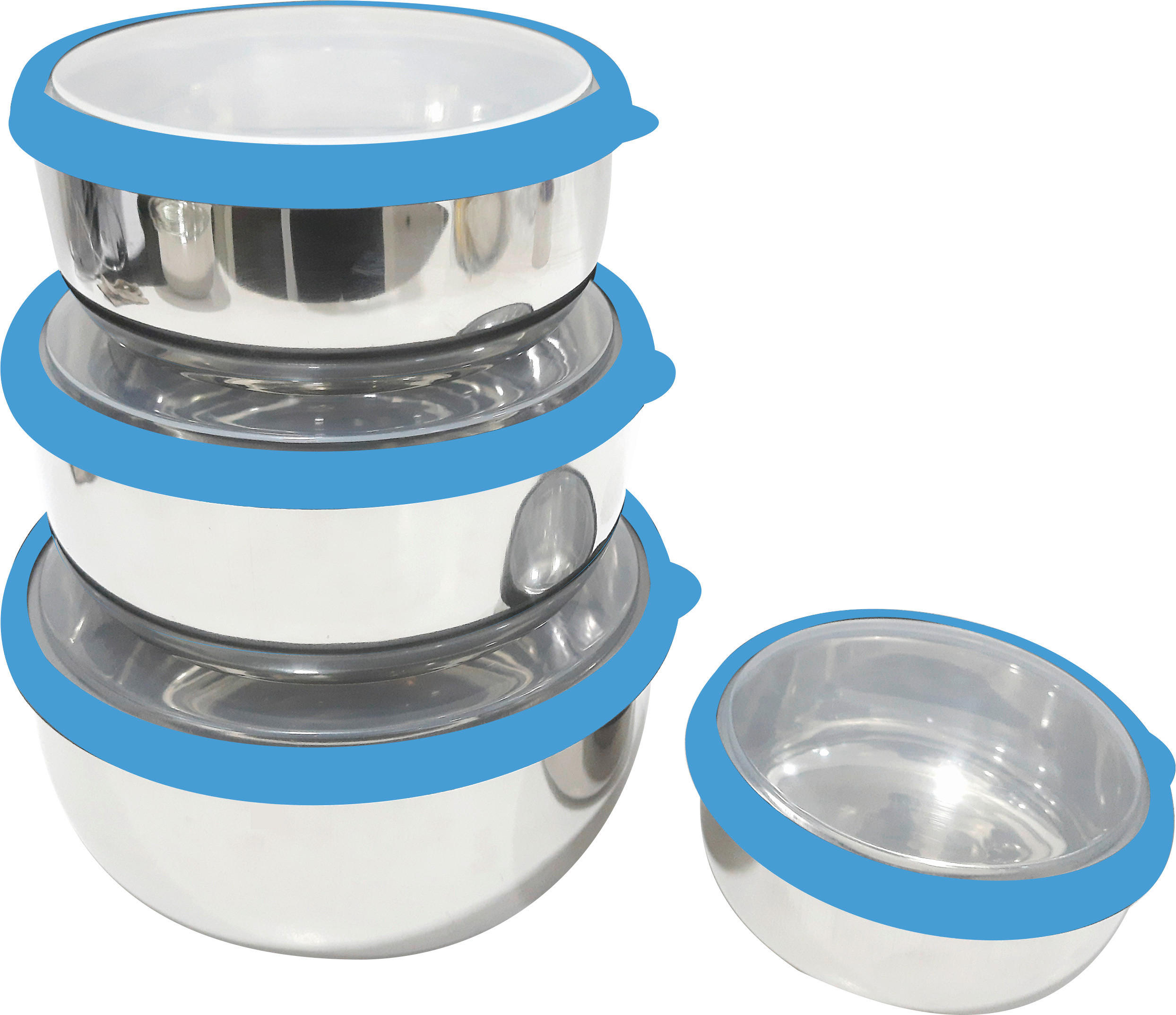 Boxxx SADA MISEK, kov, 4dílné