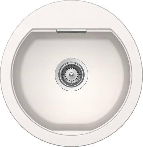 SPÜLE MONR100APOL  - Weiß, Basics, Stein (48,5/50cm) - Schock