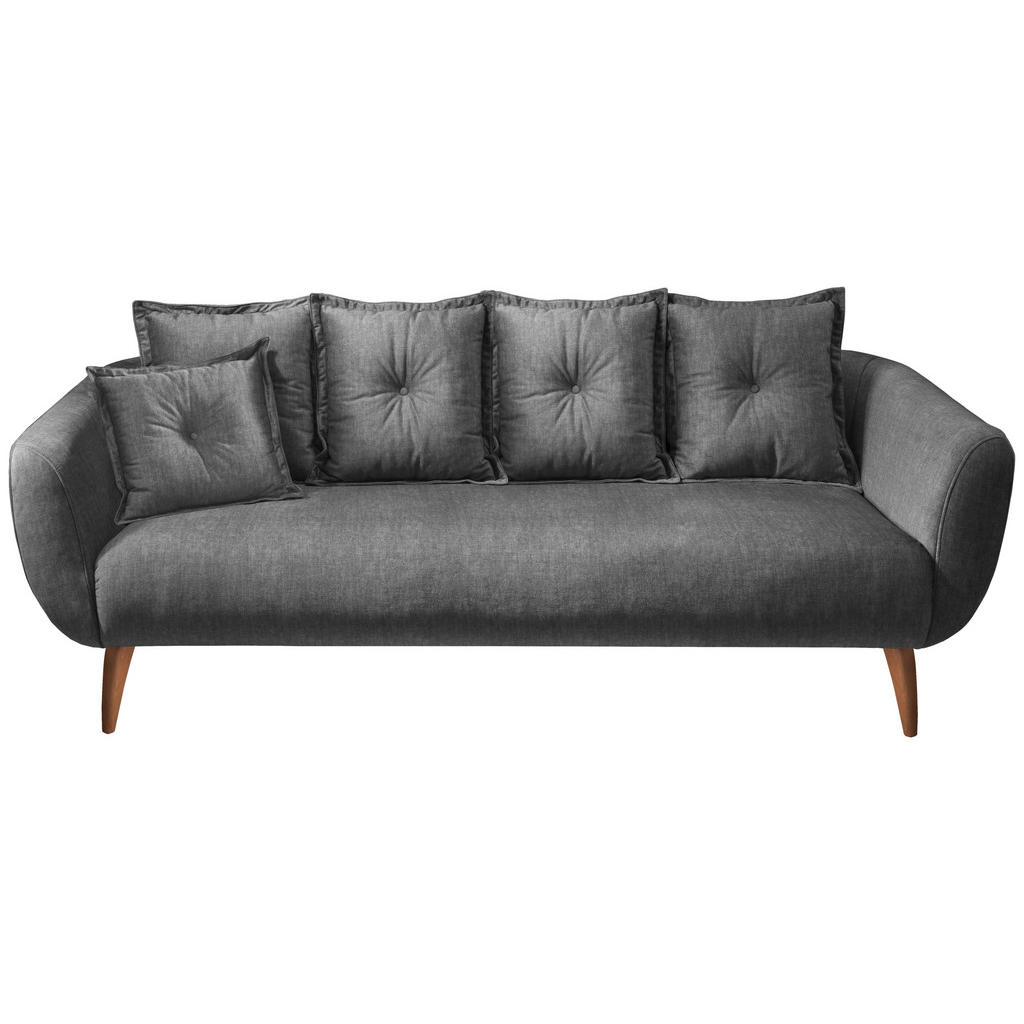 3-sitzer-sofa Baggio Grau B: 236 Cm
