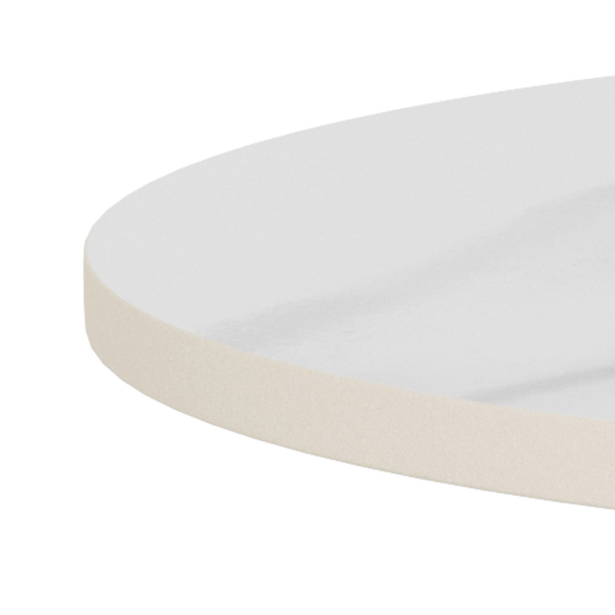 COUCHTISCH in Metall, Keramik 45/45/47,5 cm  - Schwarz/Weiß, Design, Keramik/Metall (45/45/47,5cm) - MID.YOU