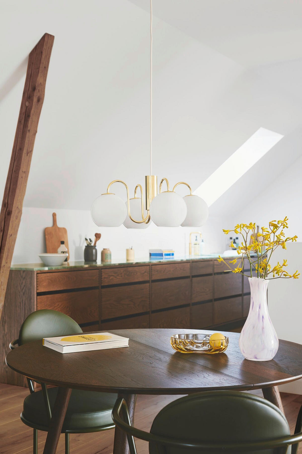 PENDELLEUCHTE Franca 19.5/46/46 cm  - Messingfarben, Design, Metall (19.5/46/46cm) - Nordlux