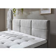 BOXSPRINGBETT 180/200 cm  in Hellgrau  - Eichefarben/Hellgrau, KONVENTIONELL, Holz/Textil (180/200cm) - Carryhome