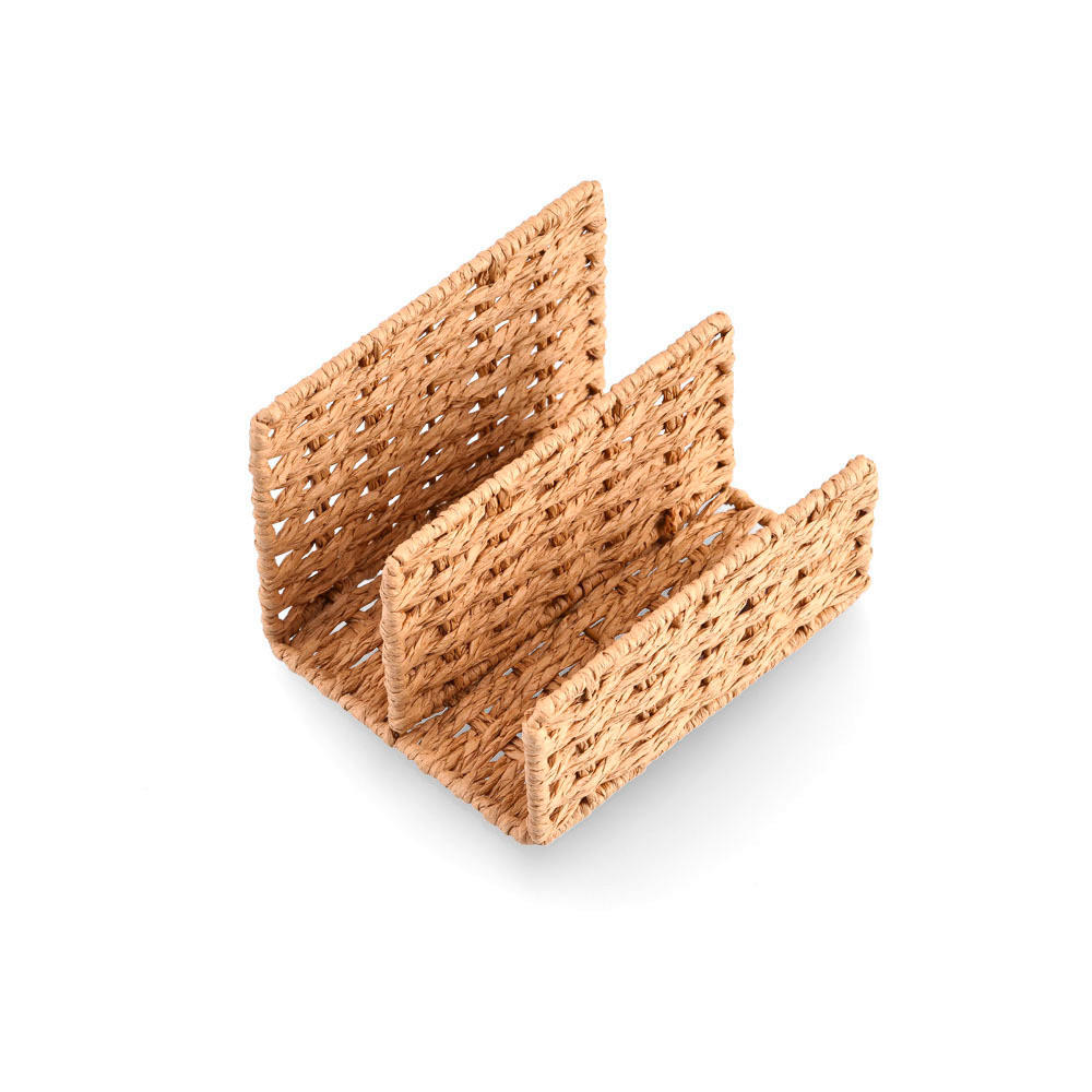 BRIEFABLAGE Metall, Papier Naturfarben  - Naturfarben, Basics, Papier/Metall (15,5/12,5/10,6cm) - Zeller Present