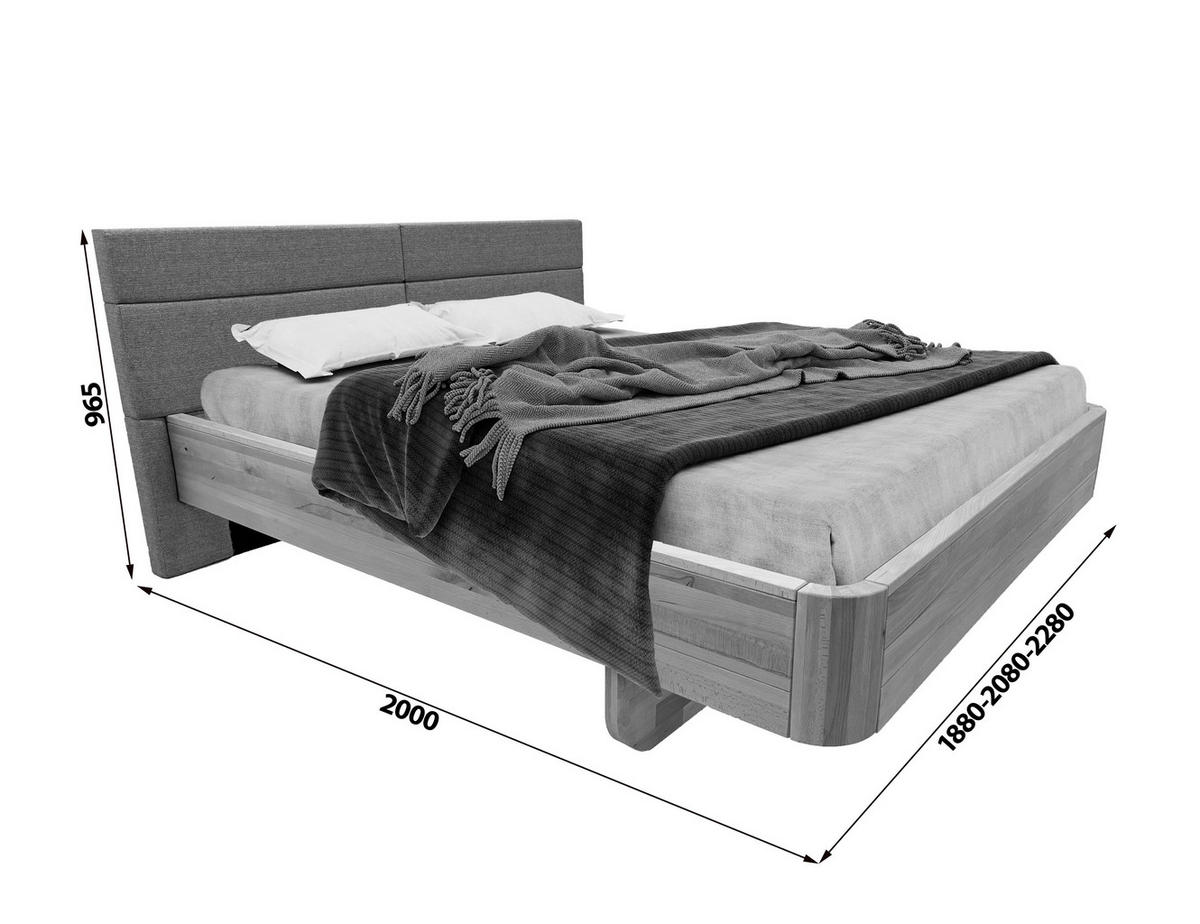BETT 160/200 cm  in Naturfarben  - Beige/Naturfarben, MODERN, Holz (160/200cm) - MID.YOU