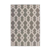FLACHWEBETEPPICH  Wohnzimmer 80/150 cm Taupe rechteckig  - Taupe, Basics, Textil (80/150cm) - Kayoom