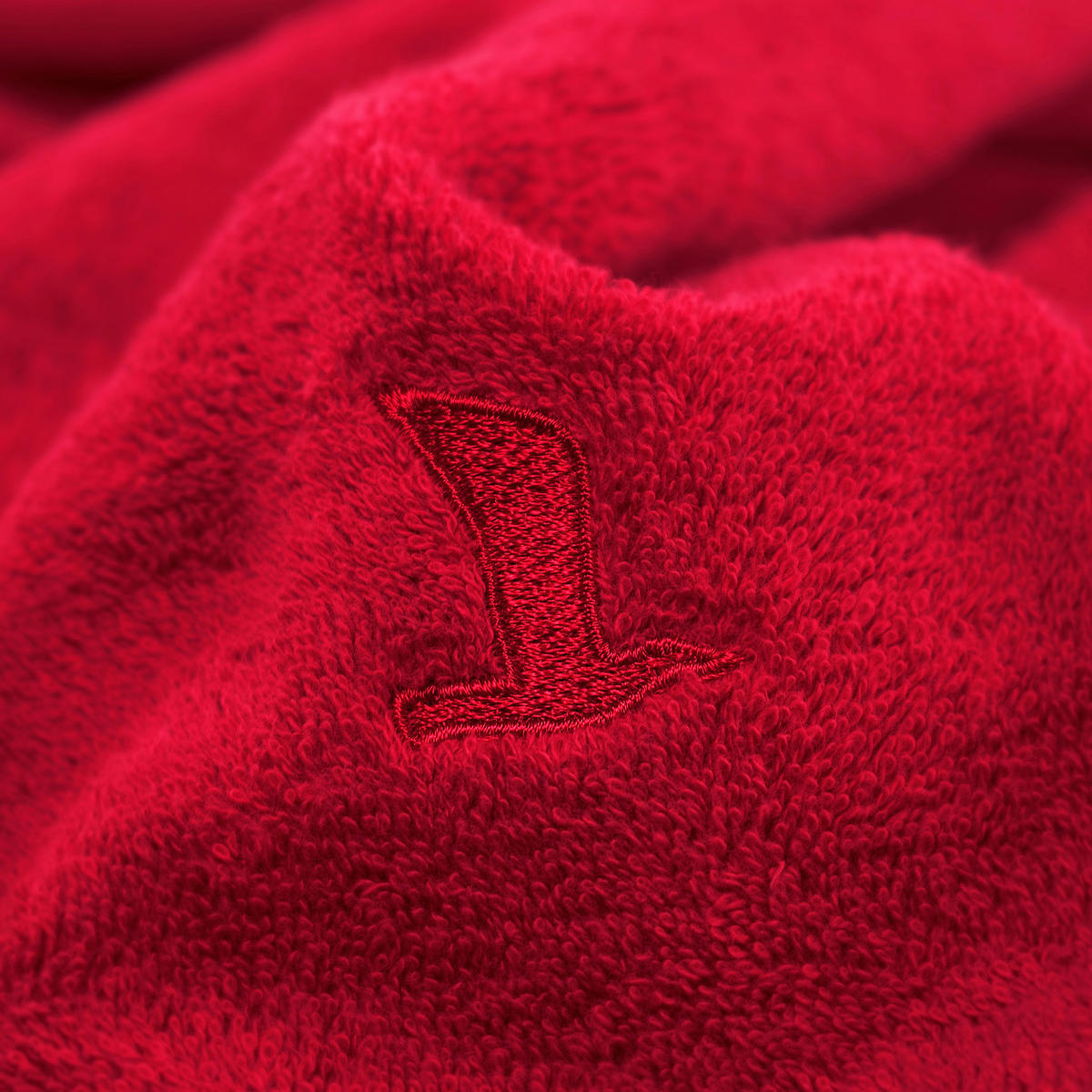 GÄSTETUCH Superwuschel Rot 30/50 cm  - Rot, Basics, Textil (30/50cm) - Moeve