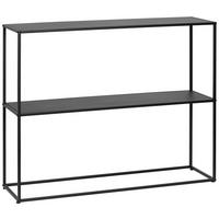 KONZOLOVÝ STOLÍK, čierna, 100/79/29 cm - čierna, Modern, kov (100/79/29cm) - PBJ