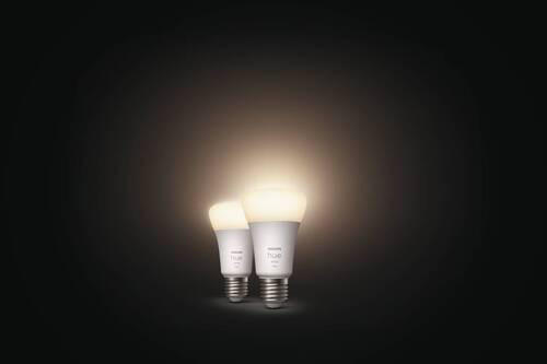 LED-LEUCHTMITTEL   E27 9,5 W 2 Stück  - Weiß, Basics, Kunststoff (6,1/11cm) - Philips HUE