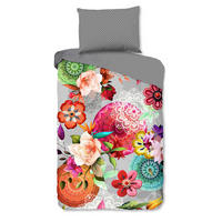 BETTWÄSCHE HIP Flanell, Biber 140/200 cm  - Multicolor/Grau, Design, Textil (140/200cm)