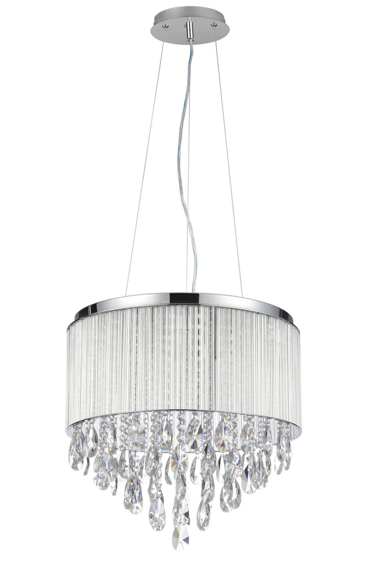 HÄNGELEUCHTE 49/150 cm    - Klar, Konventionell, Glas/Metall (49/150cm) - Glandor