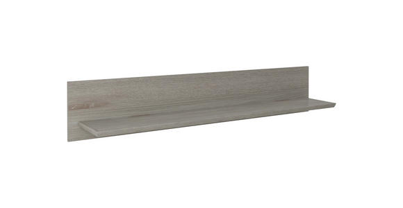 WANDBOARD Holzwerkstoff Grau  - Grau, LIFESTYLE, Holzwerkstoff (150/28/27cm) - Hom`in