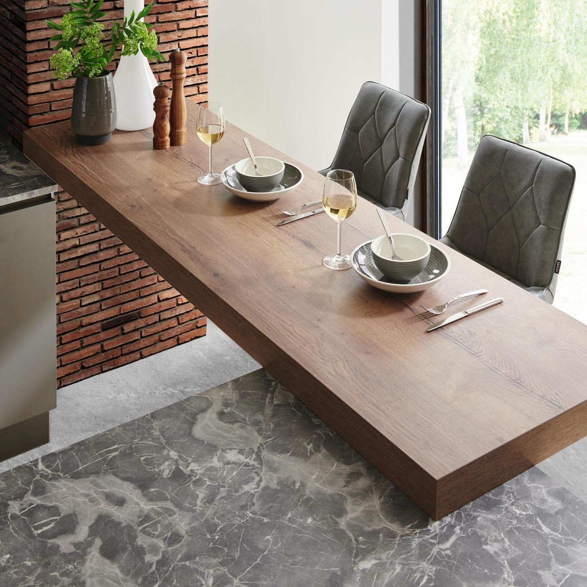 EINBAUKÜCHE   - Design, Holzwerkstoff - EWE