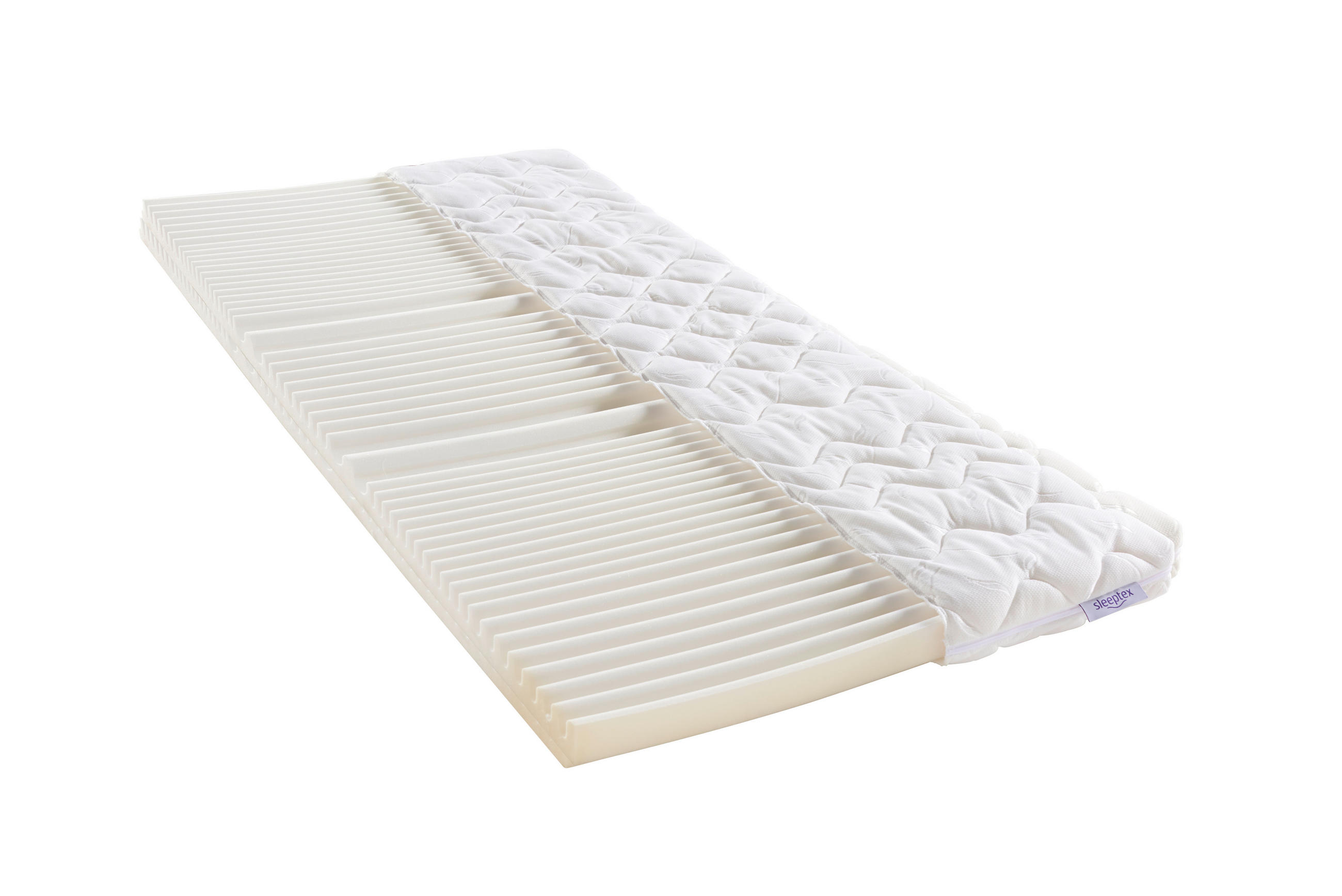 TOPPER 90/200 cm Höhe ca. 6 cm  - Weiß, Basics, Textil (90/200cm) - Sleeptex