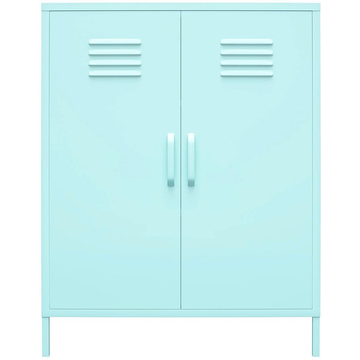 HIGHBOARD Cache  in 80/101/40 cm  - Grün, Design, Metall (80/101/40cm) - MID.YOU