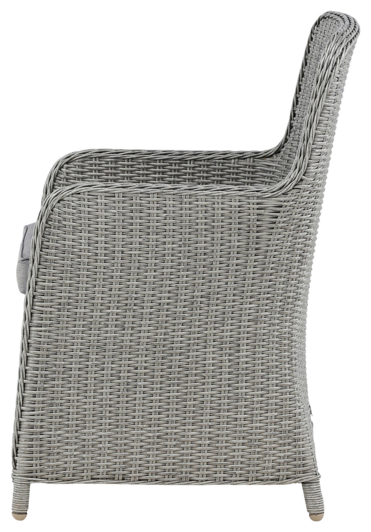 GARTENSTUHL-SET Stahl Grau  - Grau, KONVENTIONELL, Kunststoff/Textil (62/94,5/65cm) - Gardenson