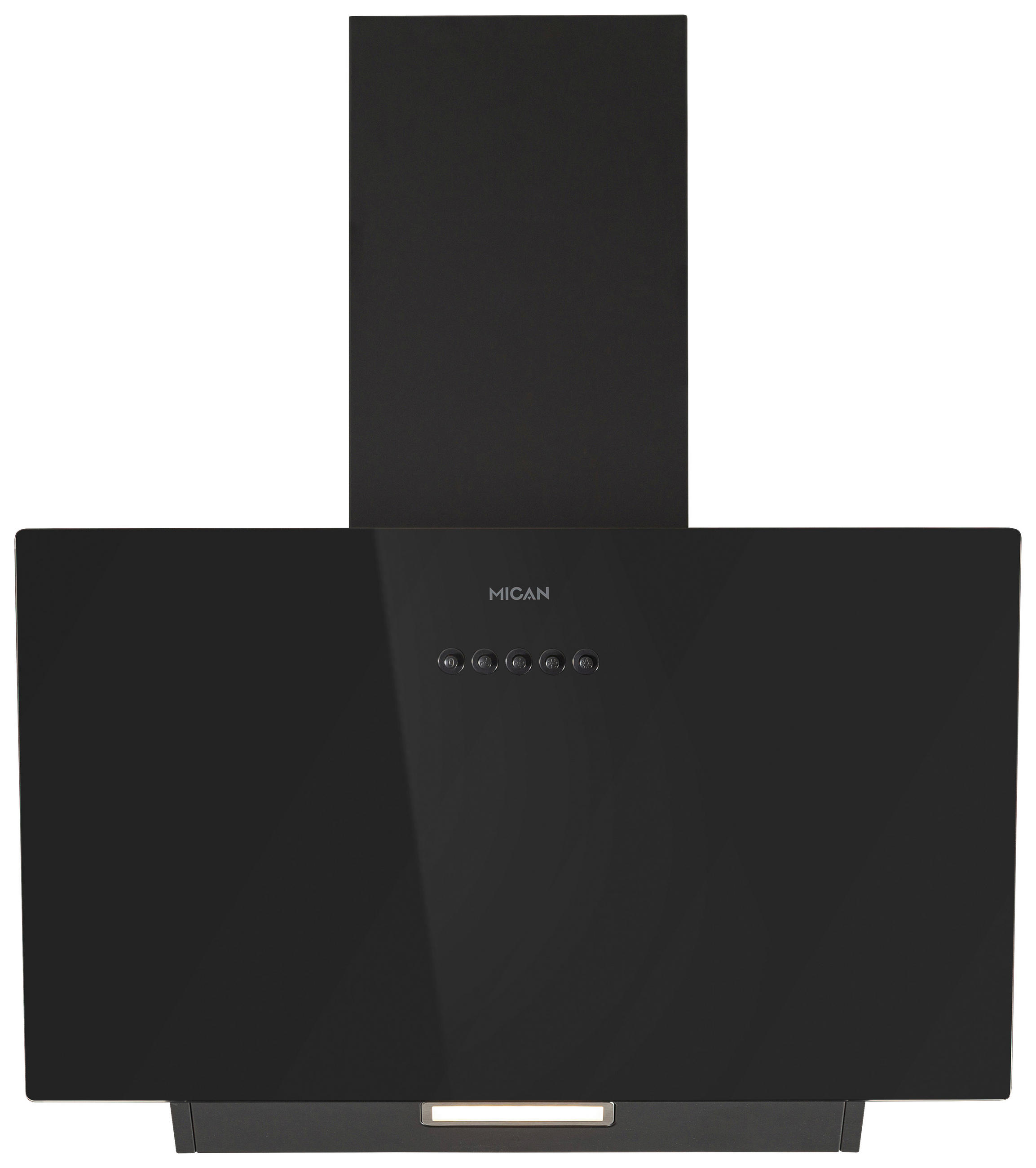 Mican Dunstabzugshaube Schwarz 60x30-58x31.5 cm