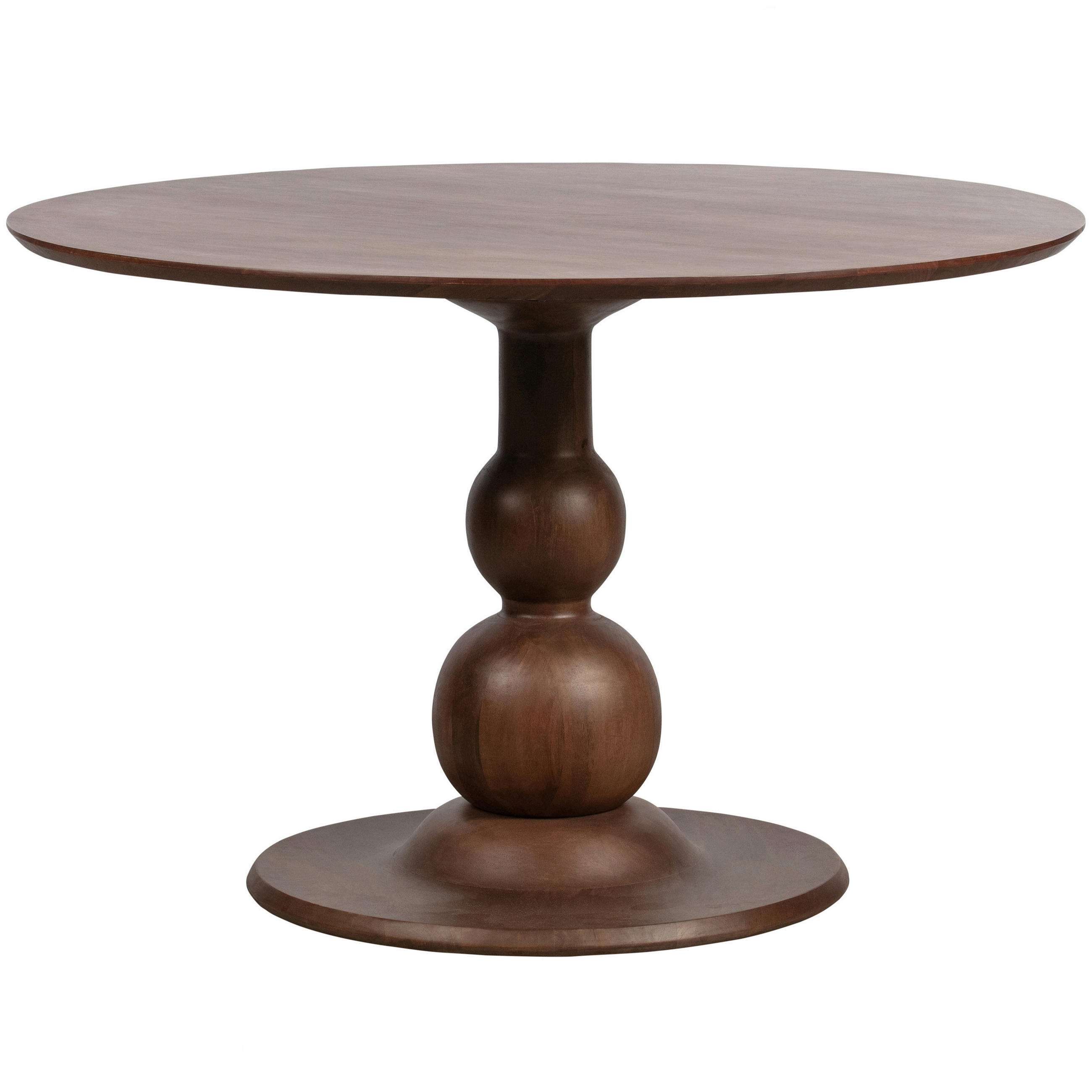 ESSTISCH in Holz 120/120/75 cm  - Walnussfarben, Design, Holz (120/120/75cm) - Livetastic