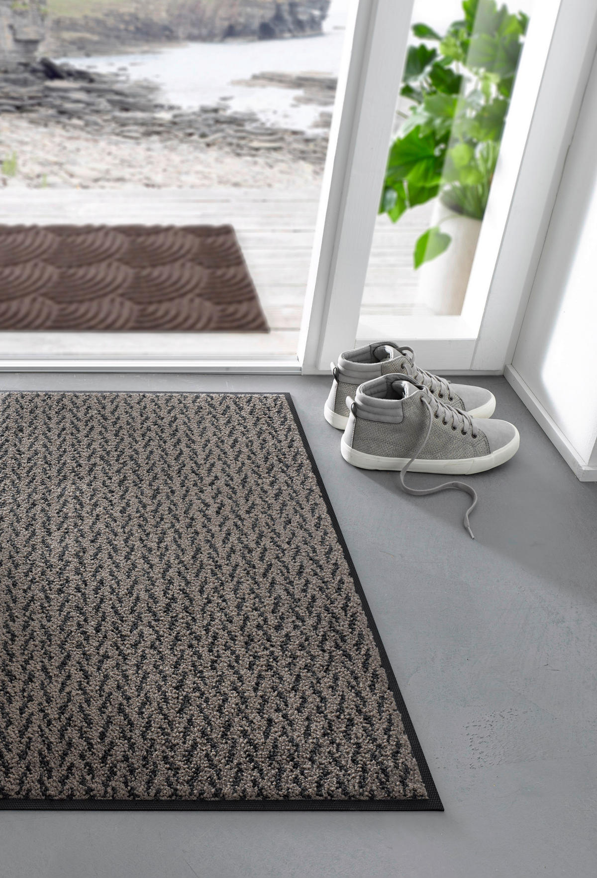 ROHOŽKA, 50/75 cm, hnedá - hnedá, Konventionell, plast (50/75cm) - Esposa