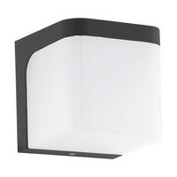 AUßENWANDLEUCHTE 11/11/11 cm  - Anthrazit/Weiß, Design, Kunststoff/Metall (11/11/11cm) - Eglo