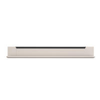 STENSKA POLICA - črna/peščene barve, Design, leseni material (200/25,6/21,9cm) - Hom`in