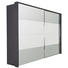 SCHWEBETÜRENSCHRANK in Schwarz - Chromfarben/Schwarz, KONVENTIONELL, Glas/Holzwerkstoff (340/235/68cm) - Novel SCHWEBETÜRENSCHRANK in Schwarz - Chromfarben/Schwarz, KONVENTIONELL, Glas/Holzwerkstoff (340/235/68cm) - Novel