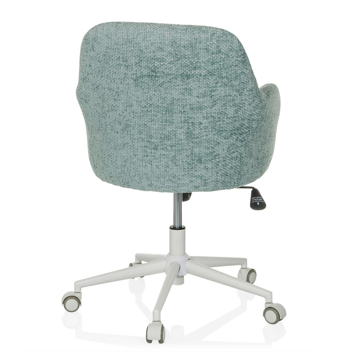 DREHSTUHL Mintgrau  - Mintgrau/Weiß, MODERN, Textil/Metall (58/78/60cm) - MID.YOU