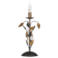 TISCHLEUCHTE 4914 CAROLINA 20/20/40 cm  - Bronzefarben/Cappuccino, KONVENTIONELL, Kunststoff/Metall (20/20/40cm)