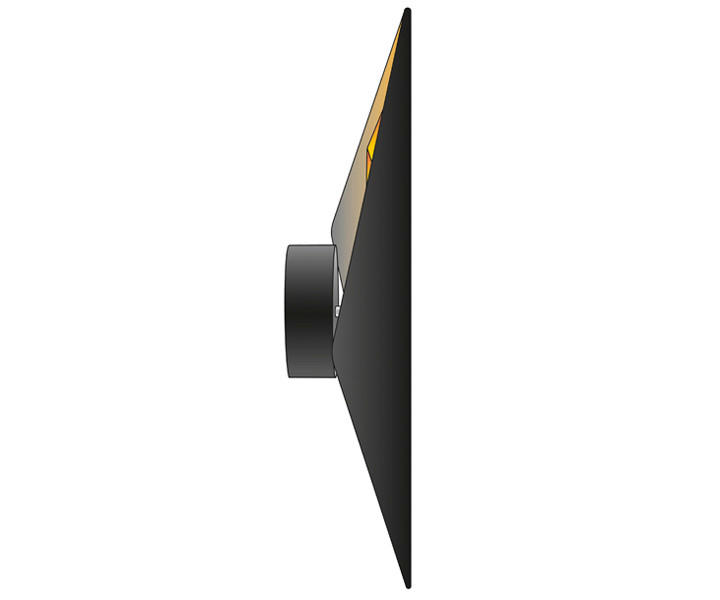 LED-WANDLEUCHTE Kito 57/29/11,5 cm   - Schwarz, Design, Metall (57/29/11,5cm) - Grossmann