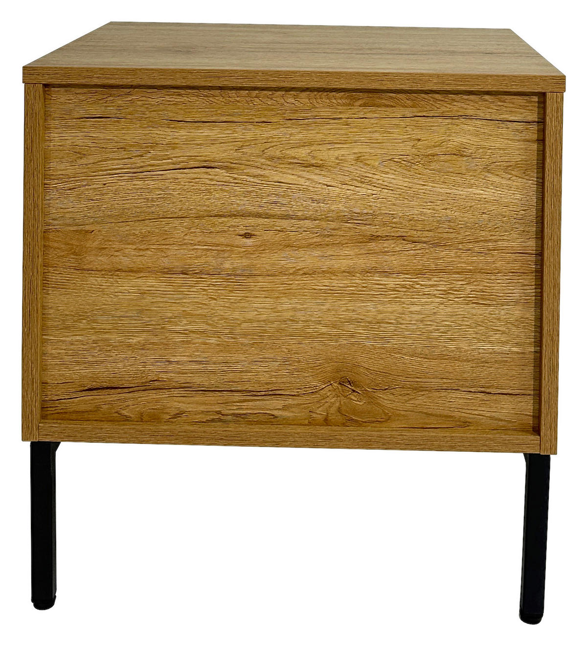 NACHTKÄSTCHEN in Eichefarben  - Eichefarben/Schwarz, Design, Holz/Holzwerkstoff (50/51/40cm) - Xora