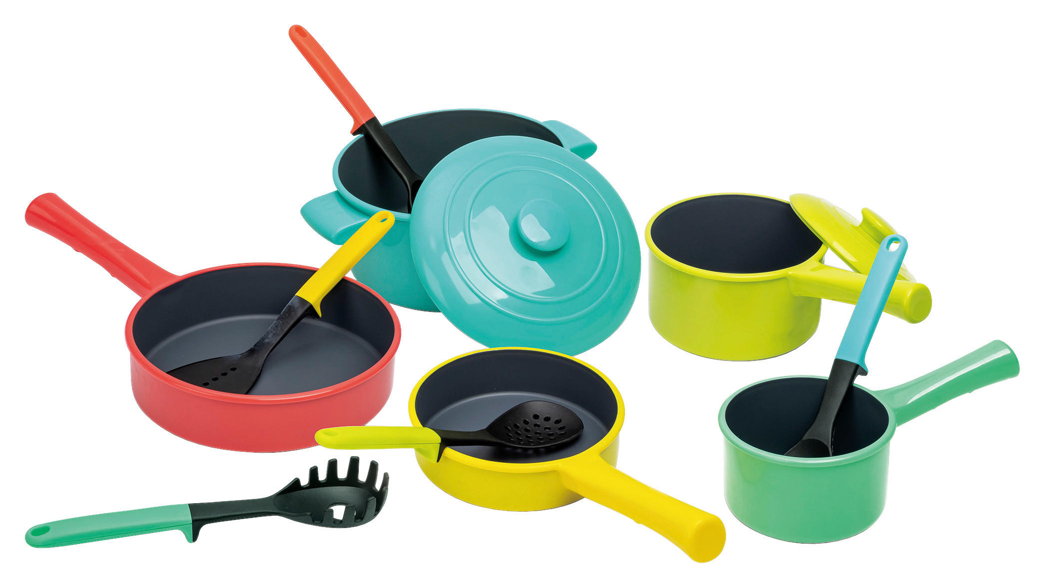 DĚTSKÉ KUCHYŇSKÉ NÁČINÍ - vícebarevná, Basics, plast