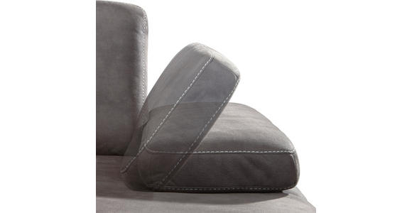 ECKSOFA 16580 Sprint in Mikrofaser Mokka  176/298 cm  - Beige/Bronzefarben, Natur, Textil/Metall (176/298cm) - Valnatura