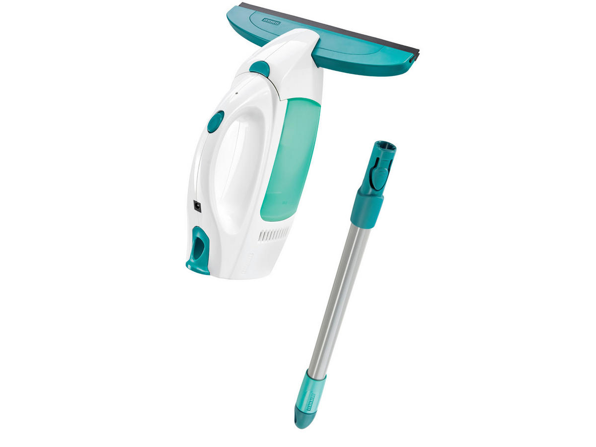ASPIRATOR PENTRU GEAMURI - alb/turcoaz, Basics, plastic (43/10/47,5cm) - Leifheit