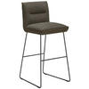 BARHOCKER in Metall, Textil Braun, Schwarz  - Schwarz/Braun, Design, Textil/Metall (51/107/59cm) - Dieter Knoll