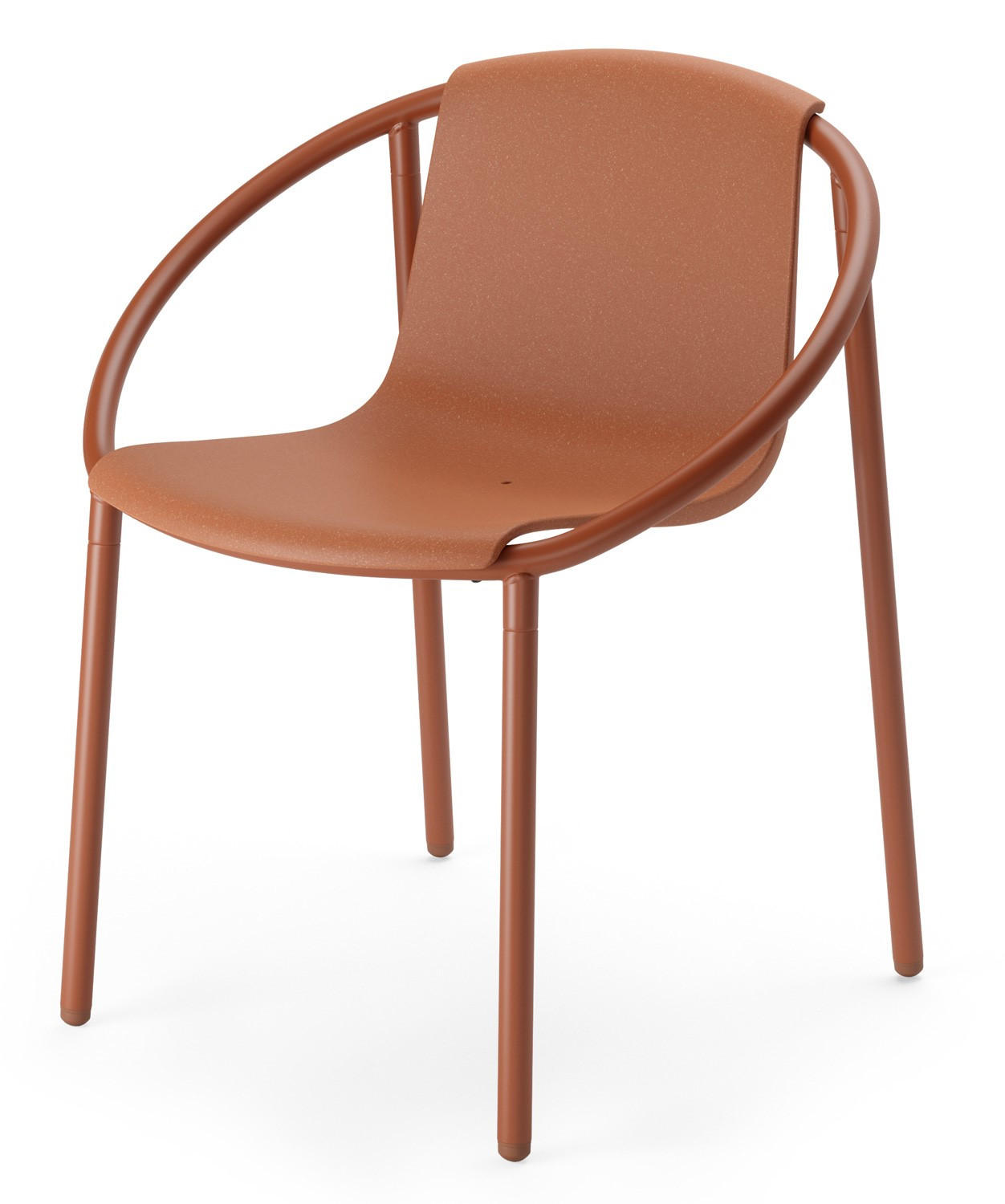 STOL, kovina, umetna masa, naravni materiali barve konjaka  - barve konjaka, Konvencionalno, kovina/umetna masa (55/64/74cm) - Umbra