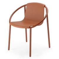 STOL, kovina, umetna masa, naravni materiali barve konjaka  - barve konjaka, Konvencionalno, kovina/umetna masa (55/64/74cm) - Umbra
