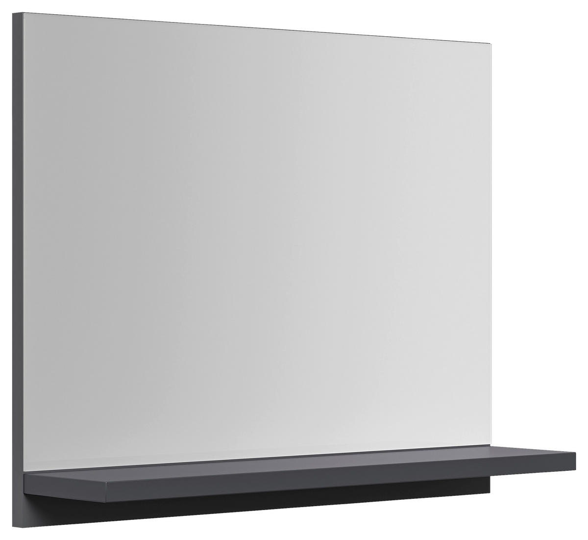 WASCHTISCHKOMBI 59,5 cm  - Graphitfarben, Basics, Holzwerkstoff/Stein (59,5cm) - MID.YOU