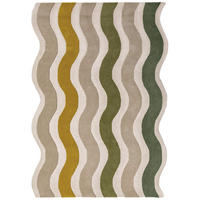 WOLLTEPPICH 200/290 cm Cascade Grün organisch  - Grün, Basics, Textil (200/290cm) - Flair Rugs