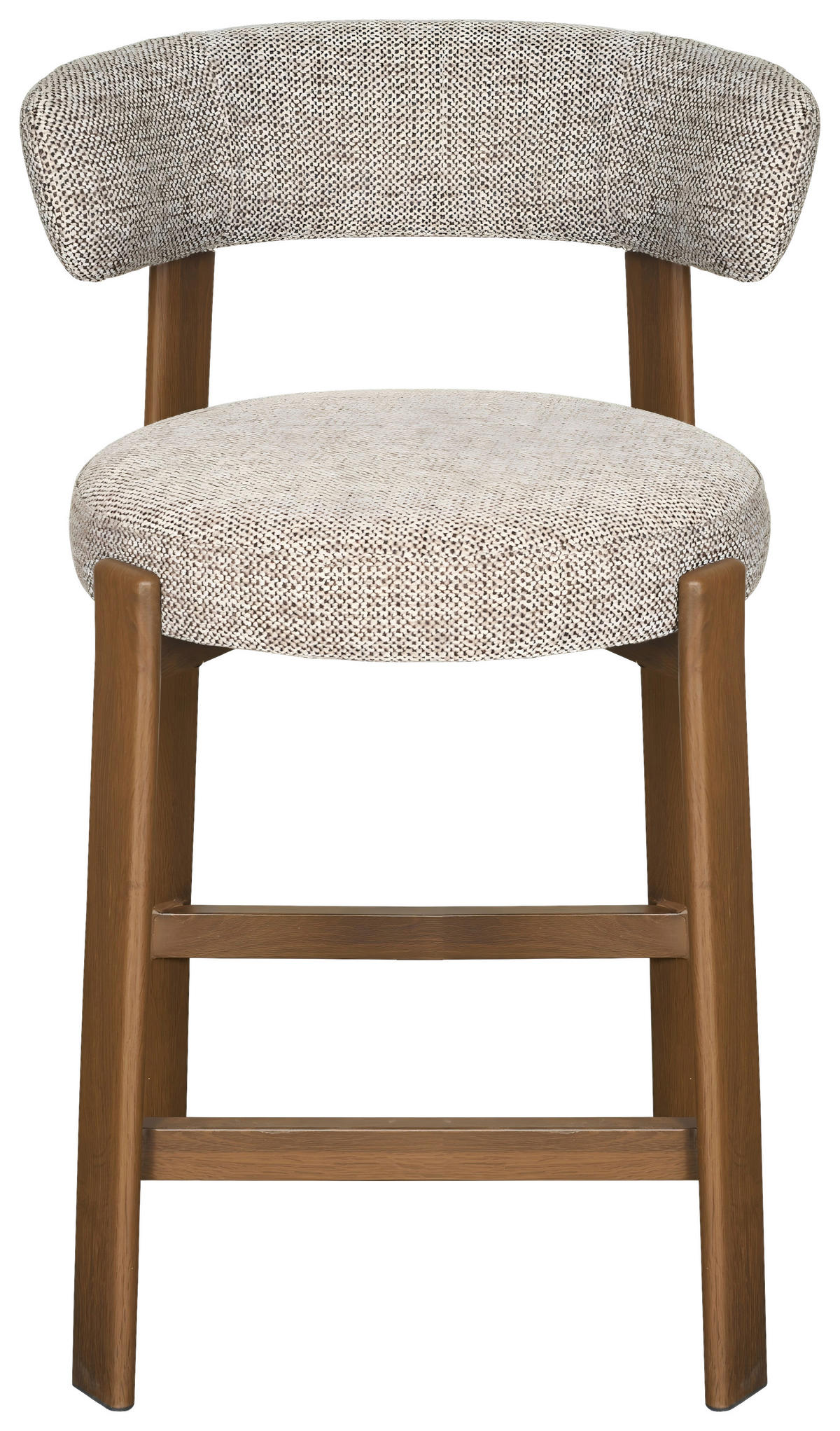 BARSKA STOLICA  smeđa, boje oraha  metal, tekstil      - boje oraha/smeđa, Moderno, metal/tekstil (52/90,5/53,5cm) - Livetastic