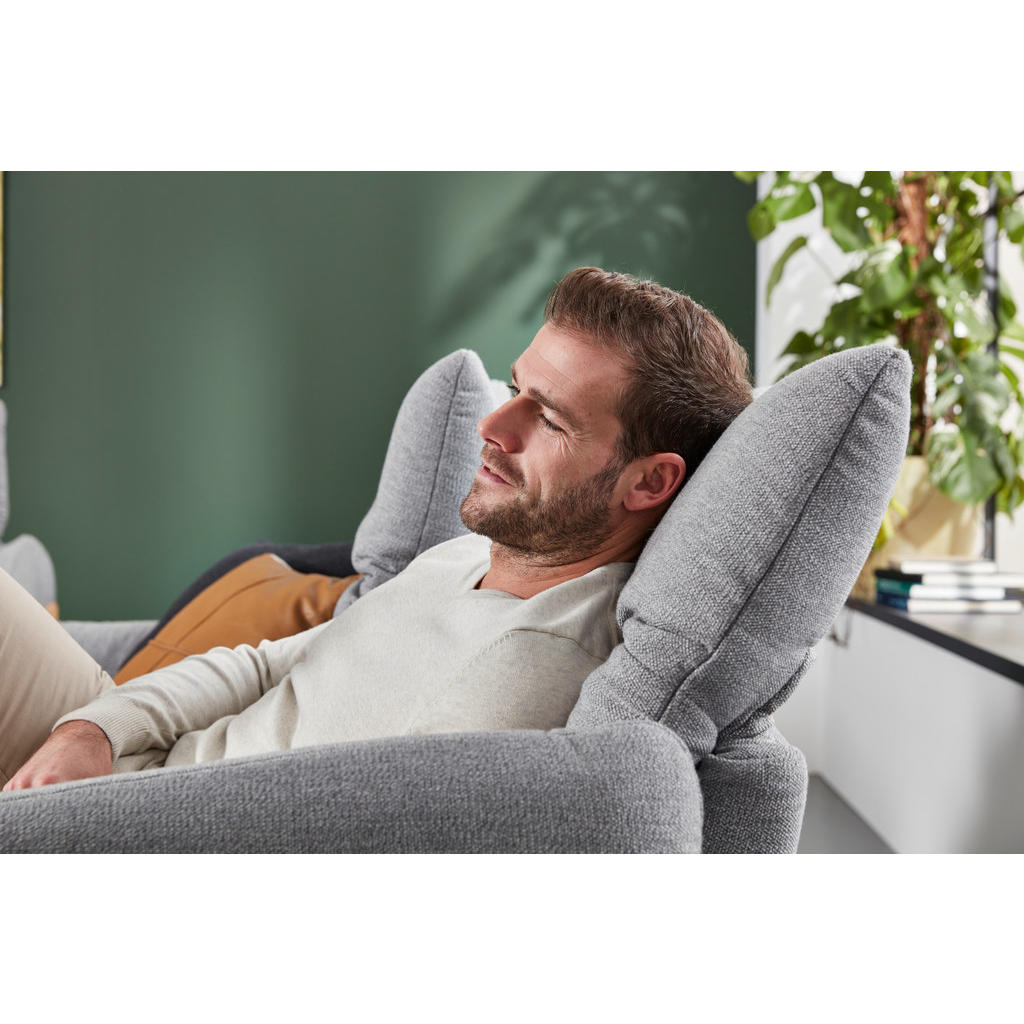 Thumbnail - Himolla 3-Sitzer-Sofa 1809, Grau, Holz, Textil, Wildeiche, 2-Sitzer, 223x81x107 cm, Blauer Engel, Goldenes M, Emas, erwe...