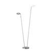 STOJACÍ LED SVÍTIDLO, 22/135 cm  - barvy chromu/barvy niklu, Design, kov (22/135cm) - Fischer & Honsel