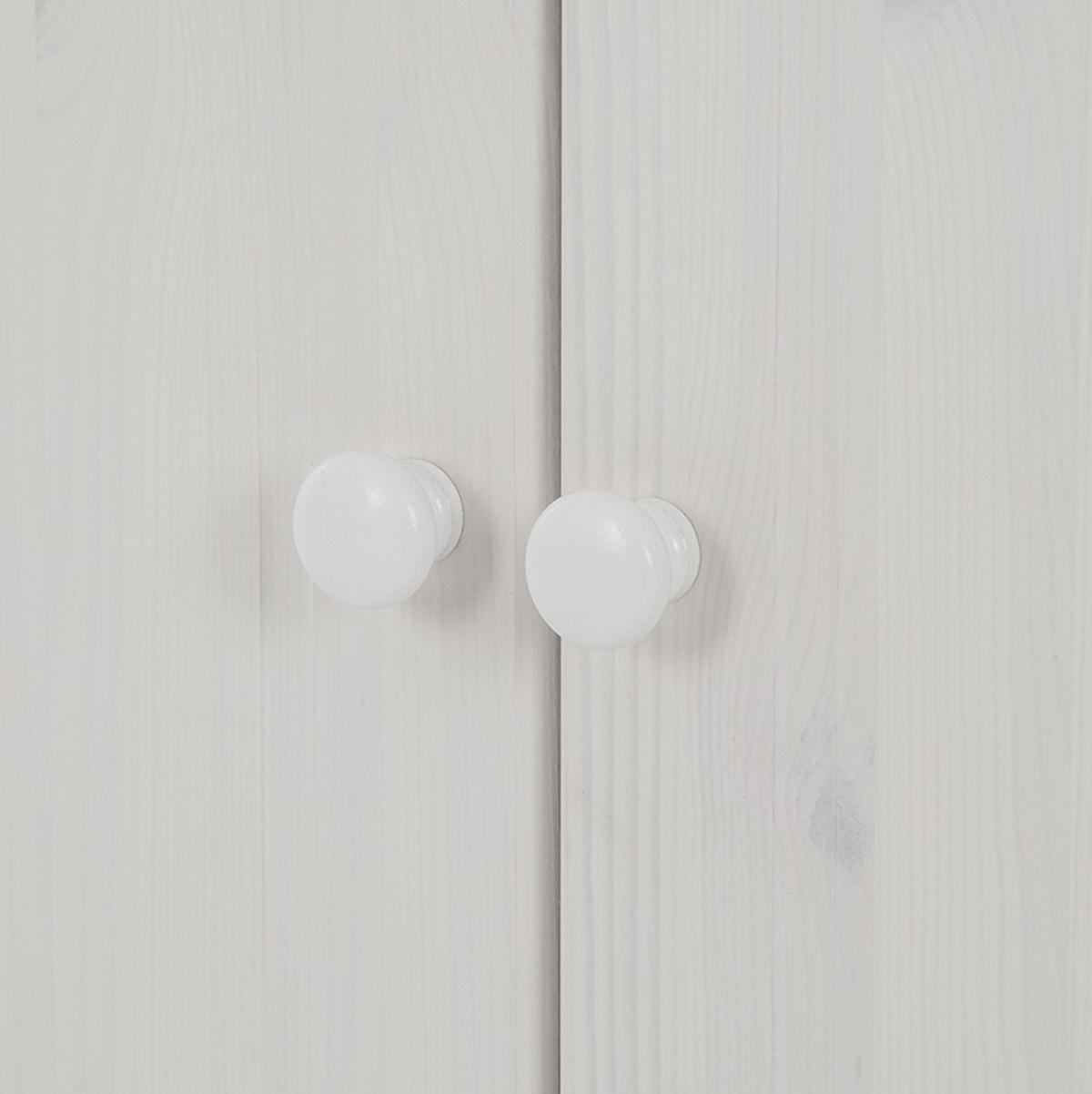 KNIHOVNA, bílá, barvy borovice, borovice, 223/222/34 cm - barvy borovice/bílá, Design, dřevo (223/222/34cm) - MID.YOU