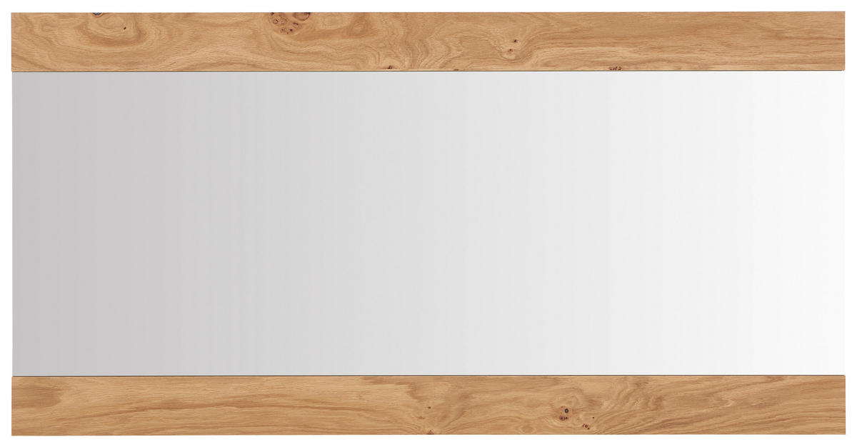 WANDSPIEGEL 119/60/2 cm  - Eichefarben, Design, Glas/Holzwerkstoff (119/60/2cm) - Dieter Knoll